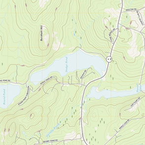 Rangeley, Maine Map Lakes