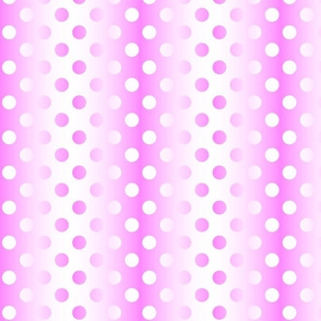 Grande pink white gradient dots