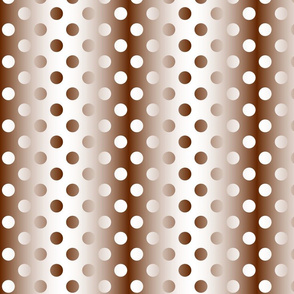 Grande brown white gradient dots