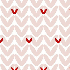 Knitting pattern pink tile