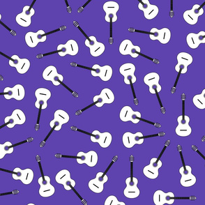 musical snowflakes purple(5a43a8)X