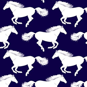 Galloping Pony 2 Ink Blue // standard