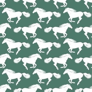 Galloping Pony 2 Dusty Green // small