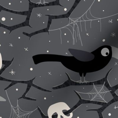 crows and skulls