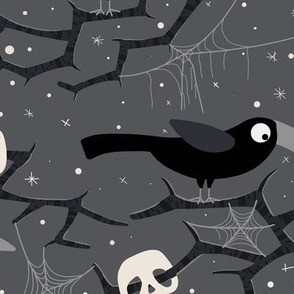 crows and skulls