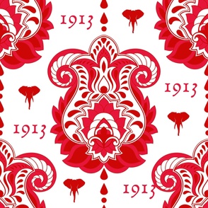 1913 Paisley Fabric