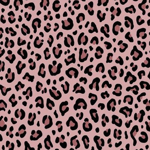 ★ LEOPARD PRINT in MAUVE ★ Small Scale / Collection : Leopard Spots – Punk Rock Animal Prints