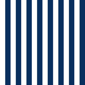 Navy Stripe 1/2"