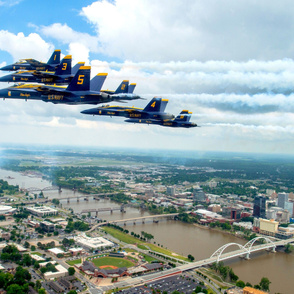 65-19 Blue Angels Fly Over Nashville, TN