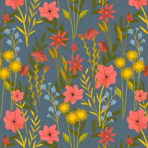 Wildflowers summer (blue)