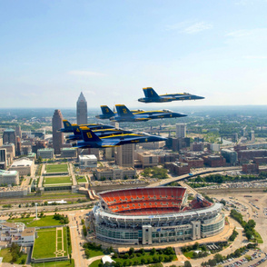 65-24 Blue Angels over Cleveland Stadium - 1 yd