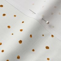 holiday gold dots coordinate - white