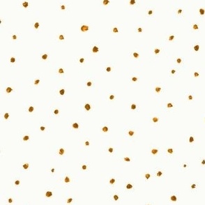 holiday gold dots coordinate - white