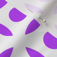  Geometric Pattern: Intersect Circle: White/Purple