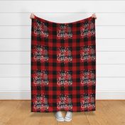 Our First Christmas 2020 Buffalo Plaid 18 inch