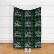 Our First Christmas 2020 Green Buffalo Plaid 18 inch