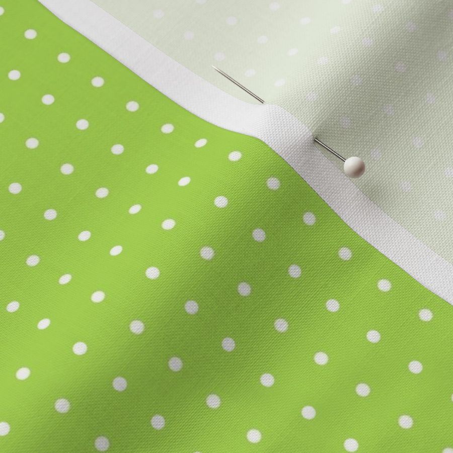 Small Polka Dots Lime Green RC