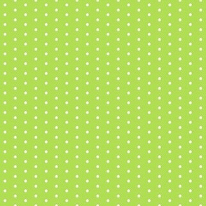 Small Polka Dots Lime Green RC