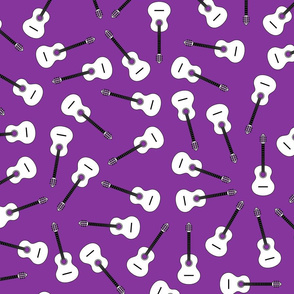 musical snowflakes purple(7b3a97)X