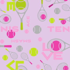 Love tennis smash ace,pink