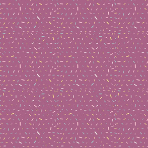 Nostalgic Summer- Sprinkles- Purple- Ditsy Scale