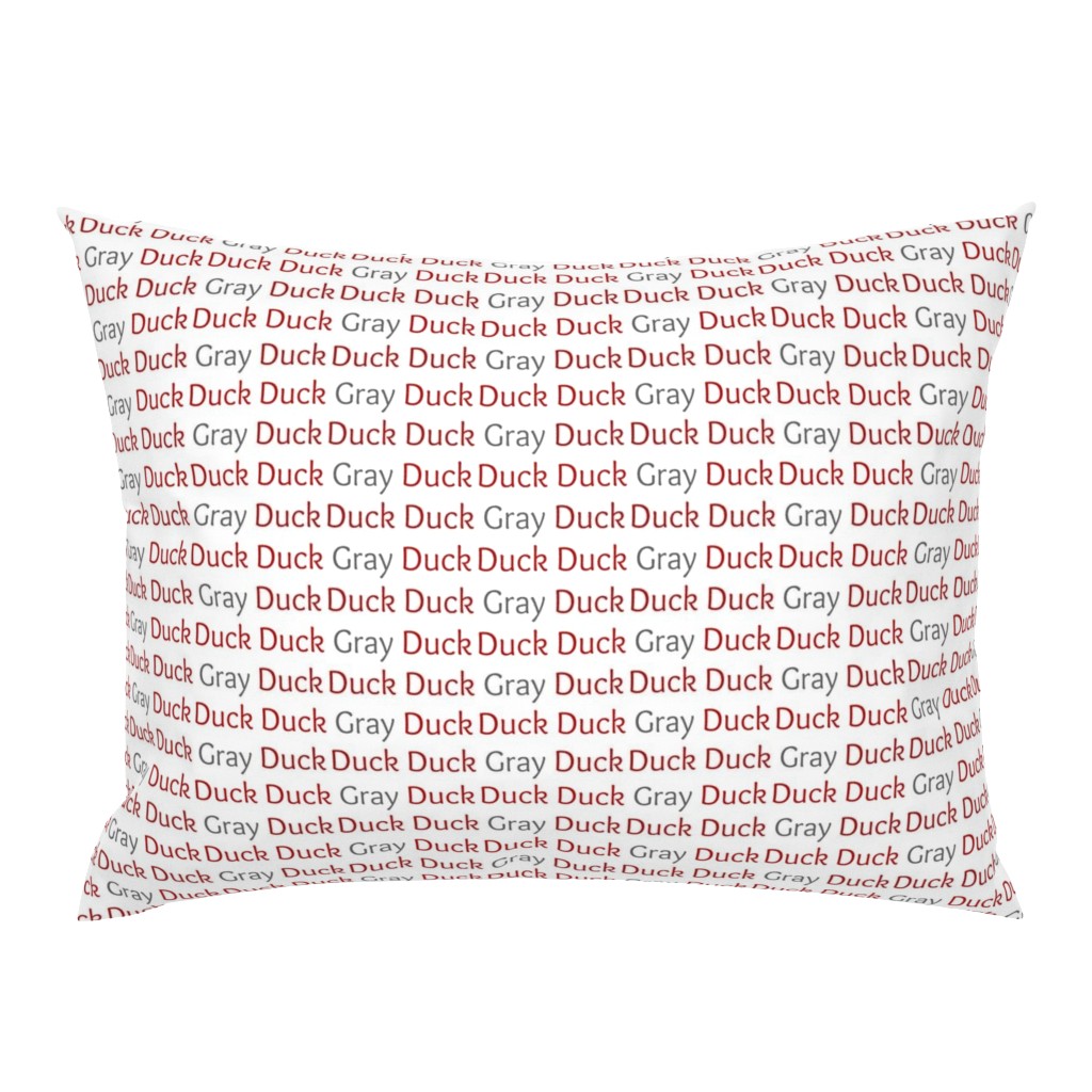 Small Scale Duck Duck Gray Duck Red