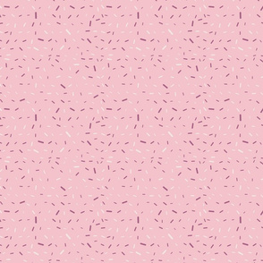 Nostalgic Summer- Sprinkles- Pink- Ditsy Scale