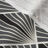 Art Deco Fans - Black & White