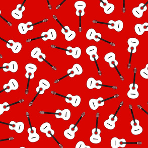 musical snowflakes red(c62b00) Xx