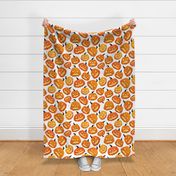 Large  scale / halloween pumpkins white background