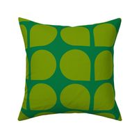 Verdure- Mod Scandi Leaves- Green- Regular Scale