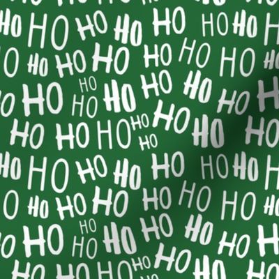 ho ho ho -  Christmas Santa - green - LAD20