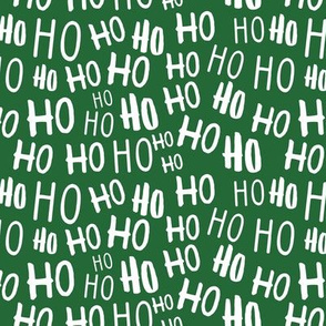 ho ho ho -  Christmas Santa - green - LAD20