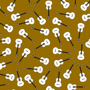 musical snowflakes brown (8e6e1b) Xx