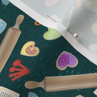 Sugar Cookie Tools on Green (small scale)