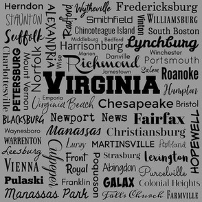 Virginia cities, std gray