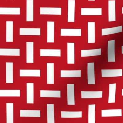 geometrically assembled flag of canada - small scale