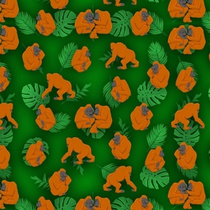 orangutan fabric