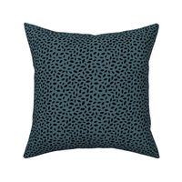 Little abstract leaf spots organic garden shaped fall design scandinavian neutral nursery midnight black blue