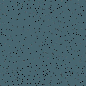 Little messy speckles minimalist love neutral spots nursery boho fall design cool blue midnight black