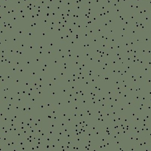 Little messy speckles minimalist love neutral spots nursery boho fall design cameo green black