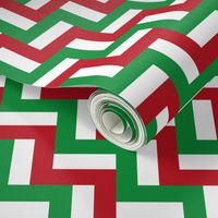 geometrically assembled flag of italy – sports fan fabric | small