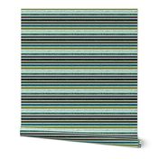 half scale stripes: white linen + olive, summit, green olive, 165-8, blue pine, teal no. 2, 174-15