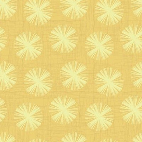 yellow pasta toss polka dots by rysunki_malunki