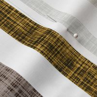 1" rotated linen stripes // mocha, 12-16, rubbed sage, himalaya, cinnamon
