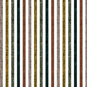 1/4" rotated linen stripes // mocha, 12-16, rubbed sage, himalaya, cinnamon
