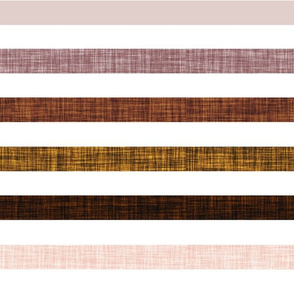 1" linen stripes // 51-2, rosewood, 44-1, cinnamon, 19-16, hickory, mocha