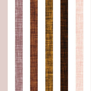 1" rotated linen stripes // 51-2, rosewood, 44-1, cinnamon, 19-16, hickory, mocha