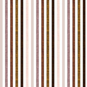 1/4" rotated linen stripes // 51-2, rosewood, 44-1, cinnamon, 19-16, hickory, mocha