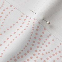 Twinkle Lights - Geometric Dot Stripe White Pink 